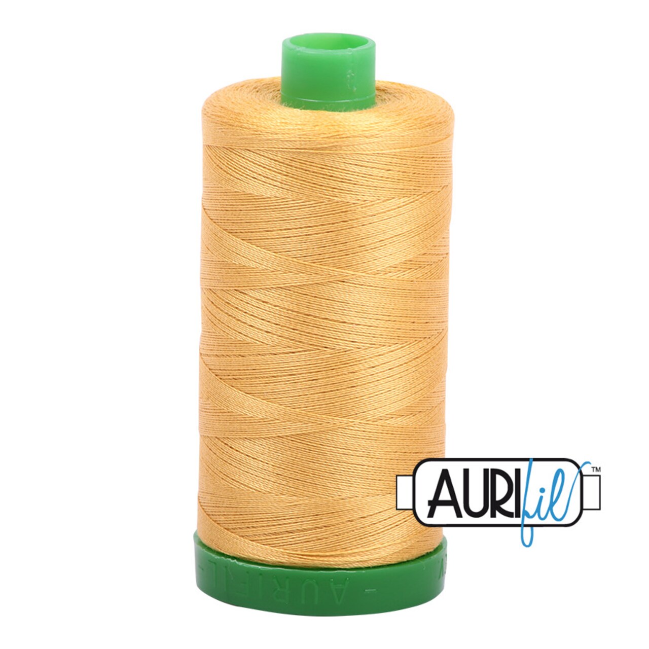 Spun Gold (2134) | 40wt Large Spool (1000M / 1094Y) | Aurifil Thread